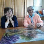 Vick And Marilyn Doing Puzzle